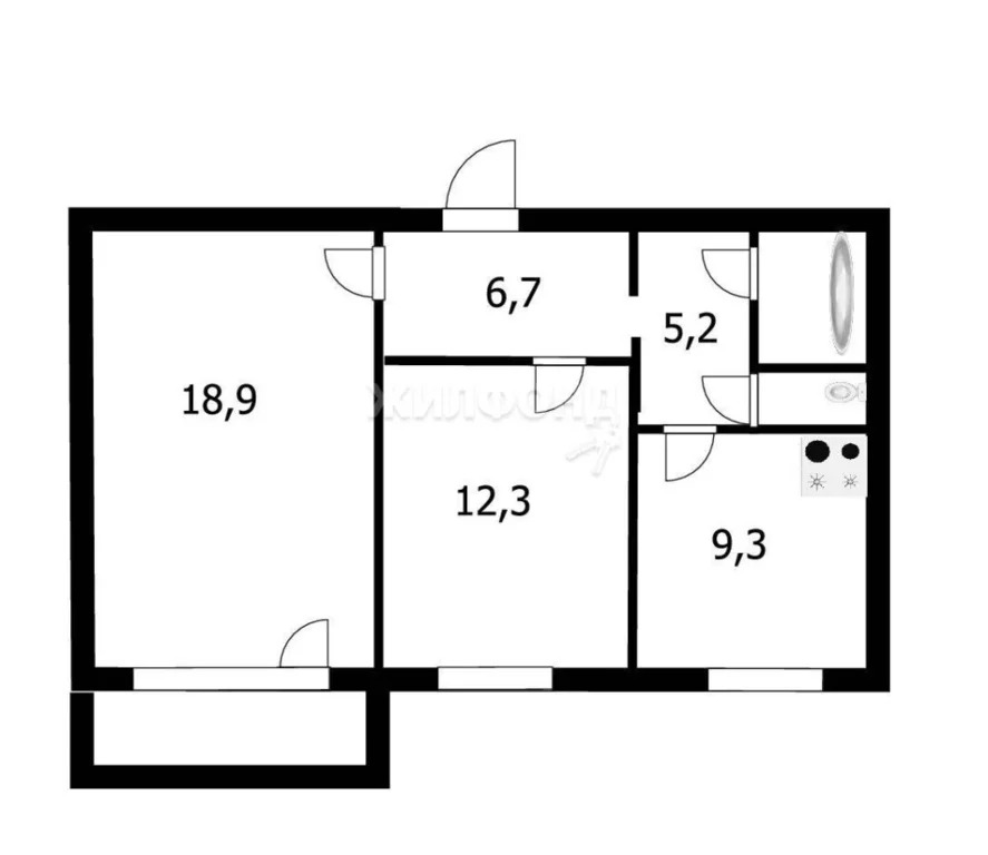 Продажа квартиры, Новосибирск, ул. Тюленина - Фото 19