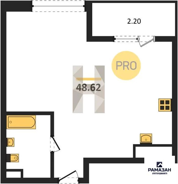 Продажа квартиры в новостройке, Казань, м. Суконная слобода, ул. ... - Фото 1