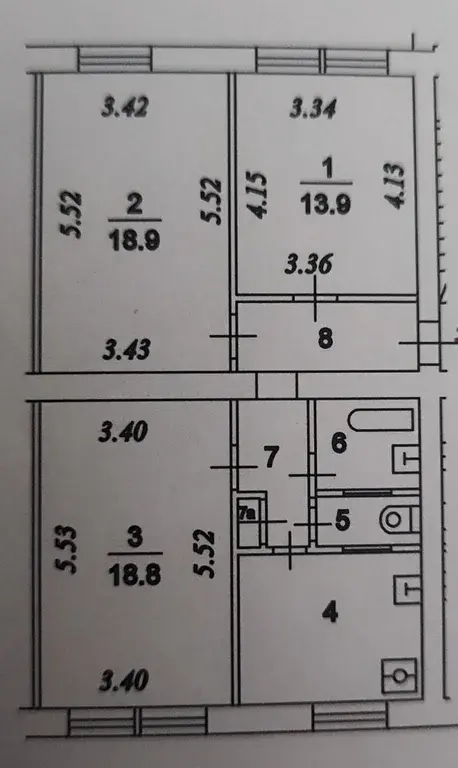 3-ка, Соколиной Горы 8-я ул, 18к1 - Фото 19
