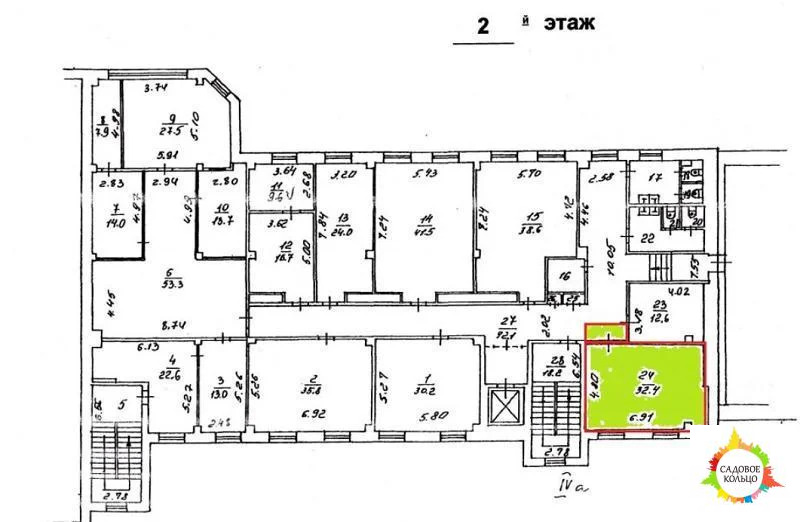Офис в БЦ класса В - 37,30 кв - Фото 5