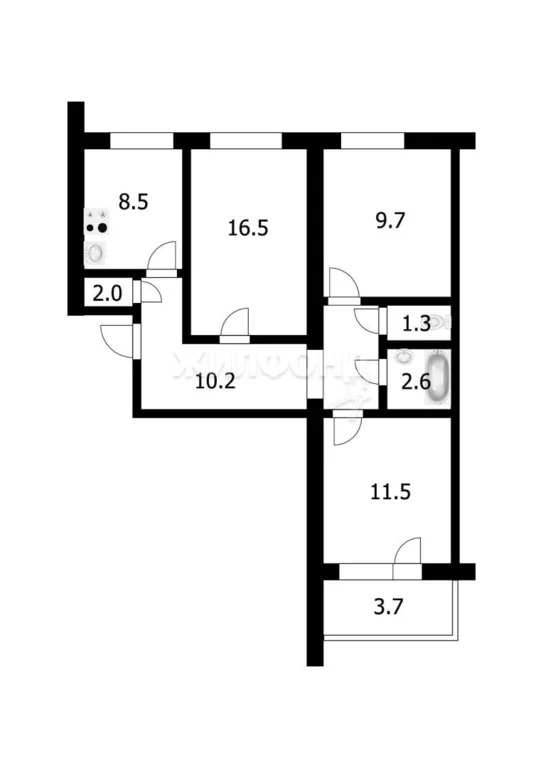 Продажа квартиры, Новосибирск, ул. Фрунзе - Фото 30