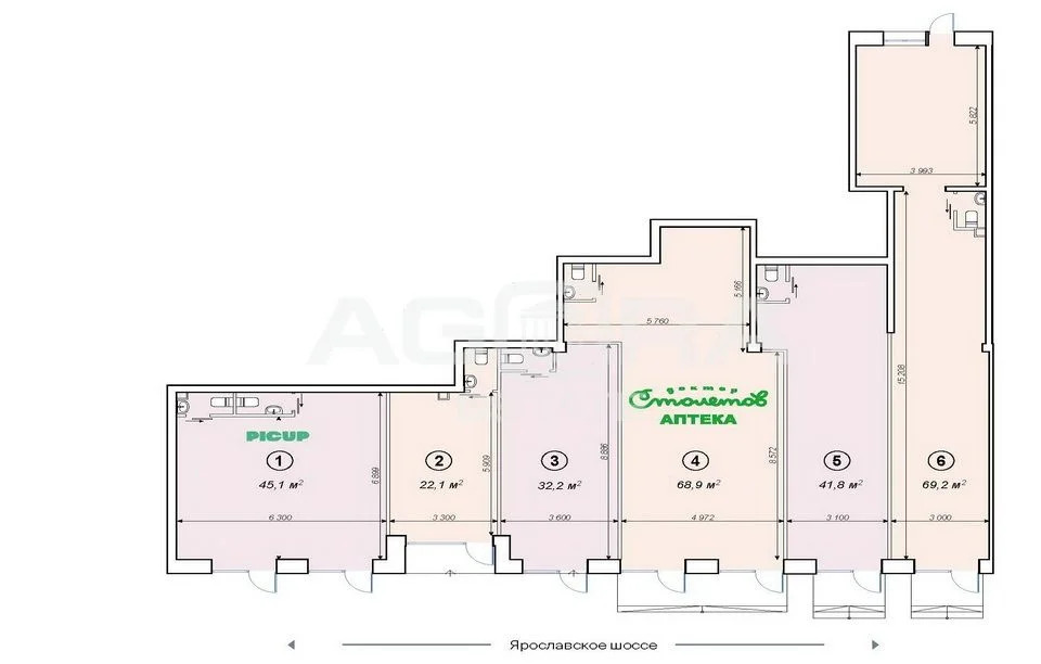 Аренда торгового помещения, м. Ростокино, Ярославское ш. - Фото 4