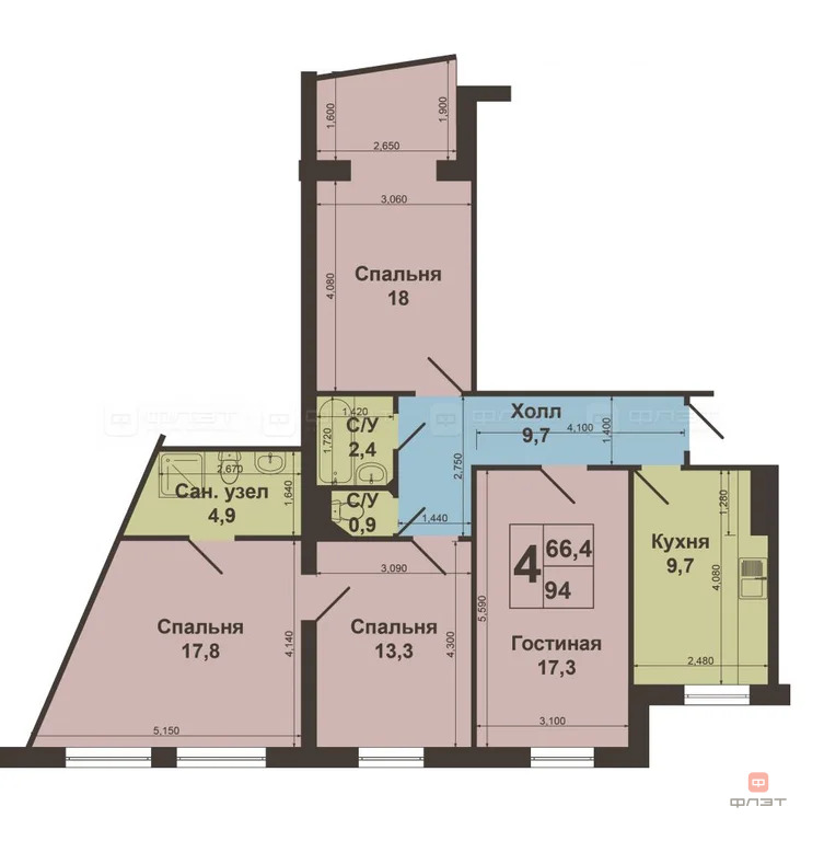 Продажа квартиры, Казань, ул. Гаврилова - Фото 31