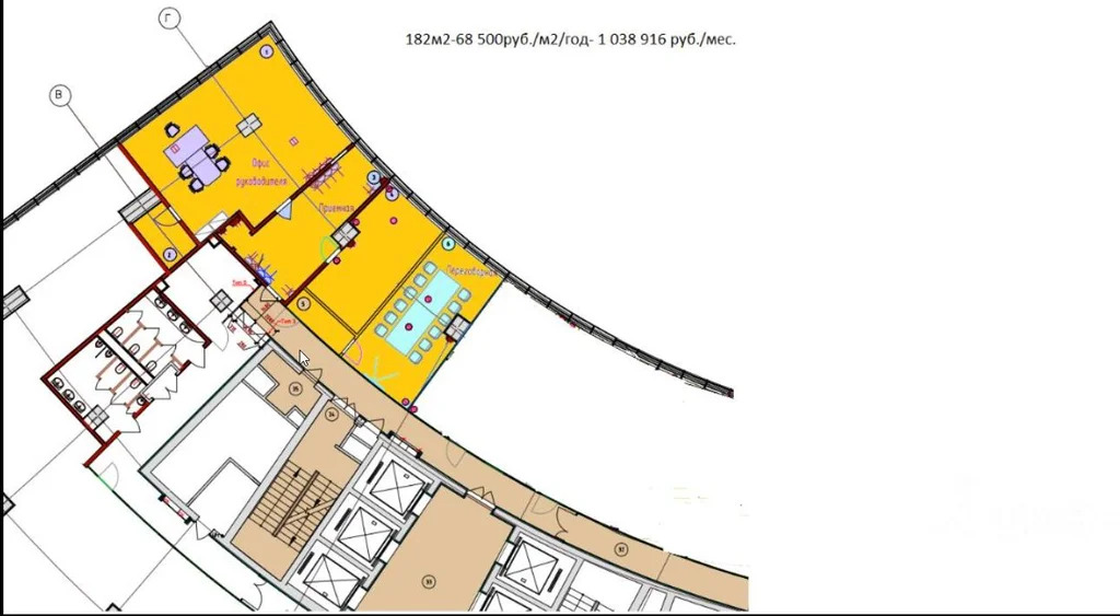 Аренда офиса 182 м2 от собственника - Фото 4