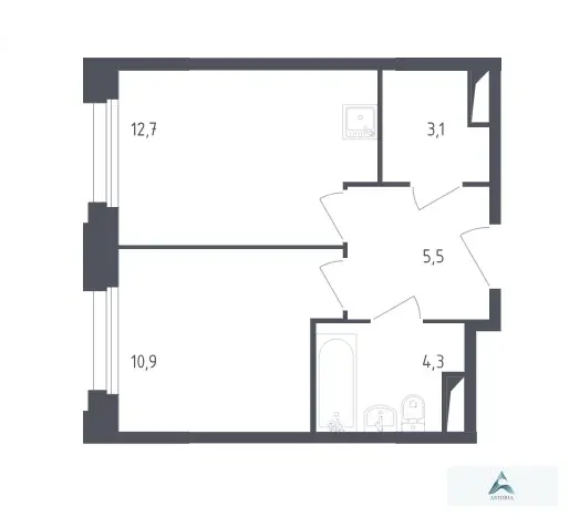 Продаётся 1-комн. квартира, 36,5 кв. м. - Фото 2