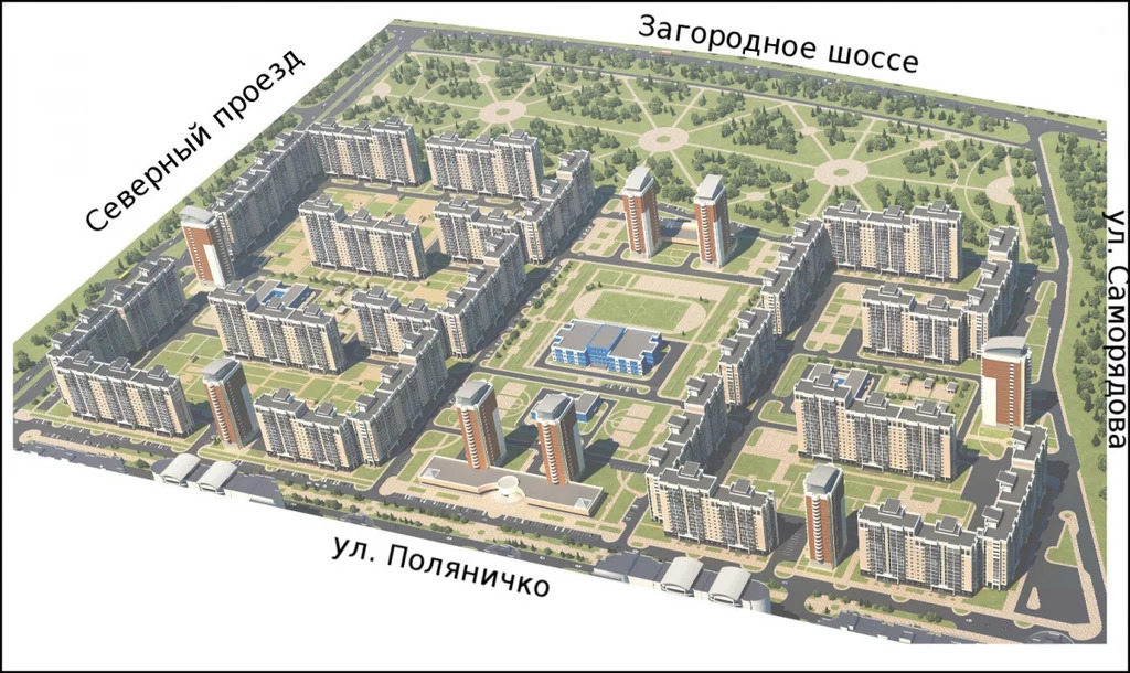 Молодой оренбург план застройки