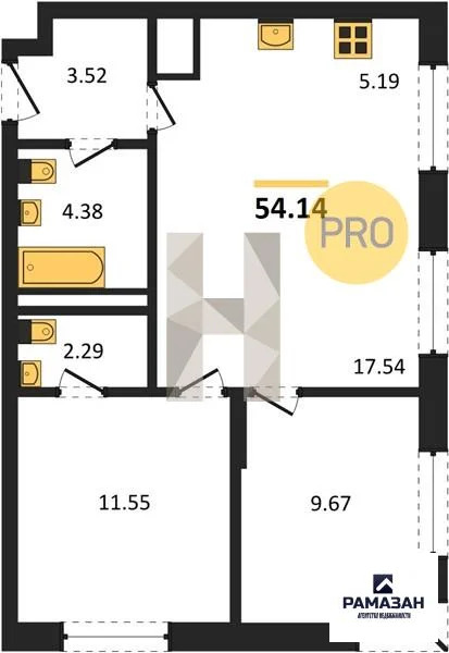 Продажа квартиры в новостройке, Казань, м. Проспект Победы, ул. ... - Фото 1