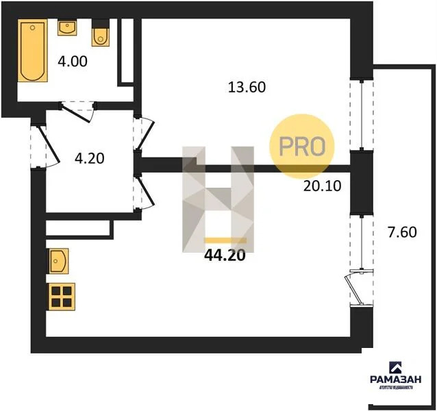 Продажа квартиры в новостройке, Казань, м. Козья слобода, ул. ... - Фото 1
