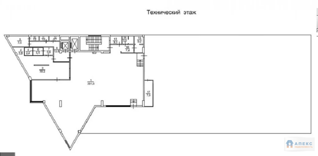 Продажа помещения (псн) пл. 3795 м2 под магазин, м. Марьино в . - Фото 9