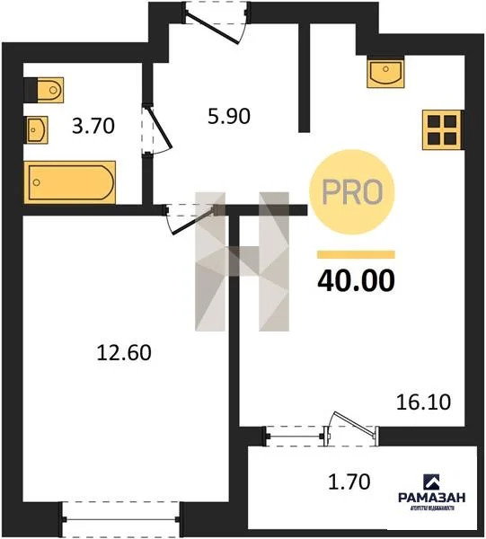 Продажа квартиры в новостройке, Казань, м. Горки, ул. Родины - Фото 1