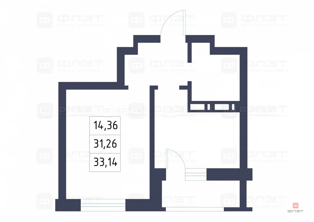 продажа квартиры в новостройке, казань, ул. петра полушкина - Фото 10