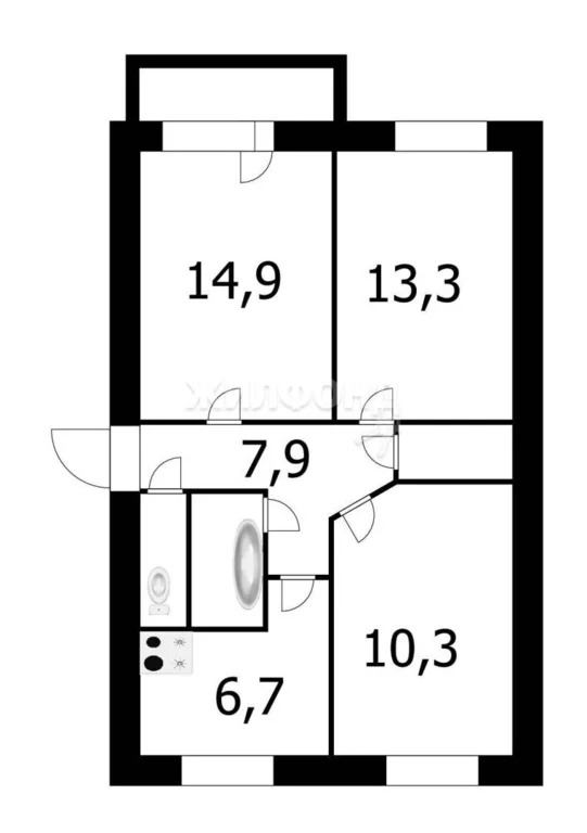 Продажа квартиры, Новосибирск, ул. Зорге - Фото 20