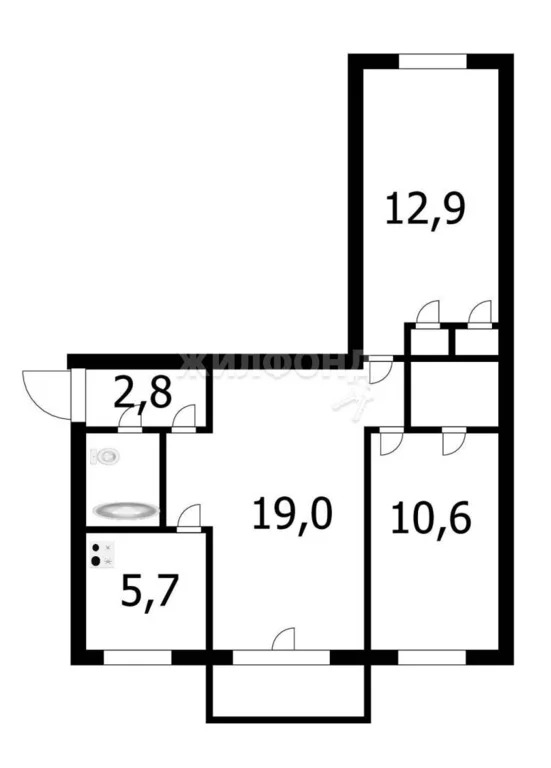 Продажа квартиры, Новосибирск, ул. Дуси Ковальчук - Фото 10