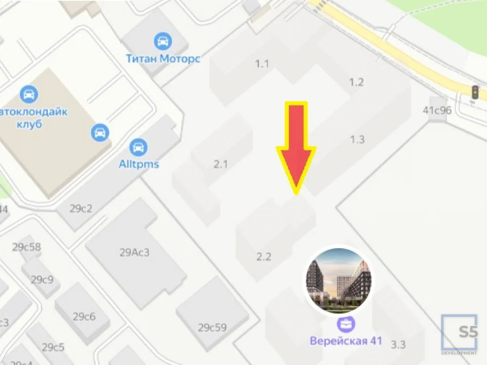 Продажа торгового помещения, м. Давыдково, ЖК Верейская 41 - Фото 5