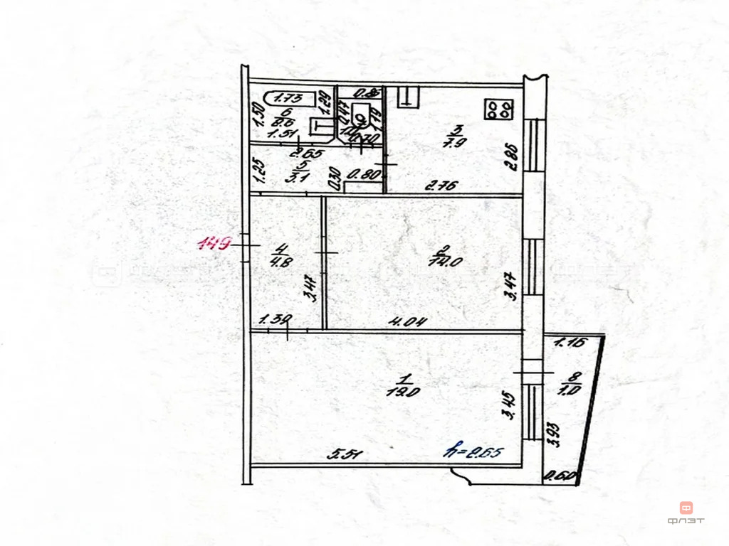 Продажа квартиры, Казань, ул. Хайдара Бигичева - Фото 8