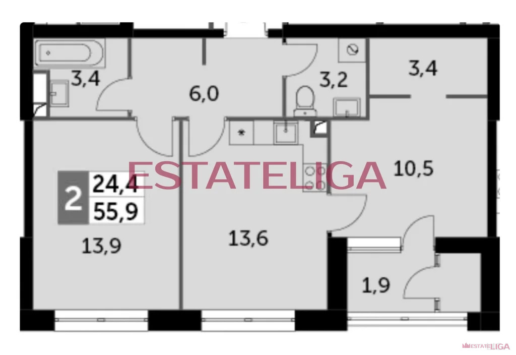 Продажа квартиры в новостройке, Строительный проезд - Фото 1