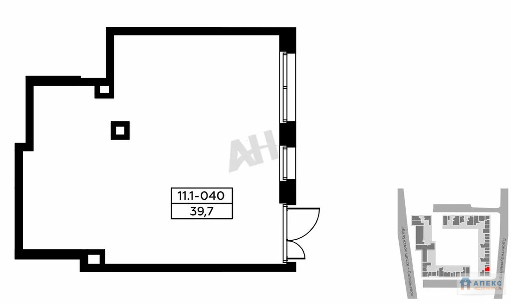 Продажа помещения (ПСН) пл. 40 м2 под аптеку, банк, бытовые услуги, ... - Фото 1