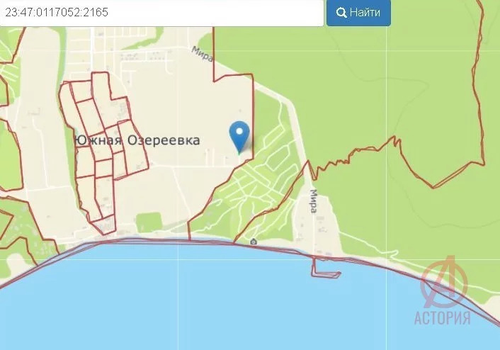 Карта южной озереевки