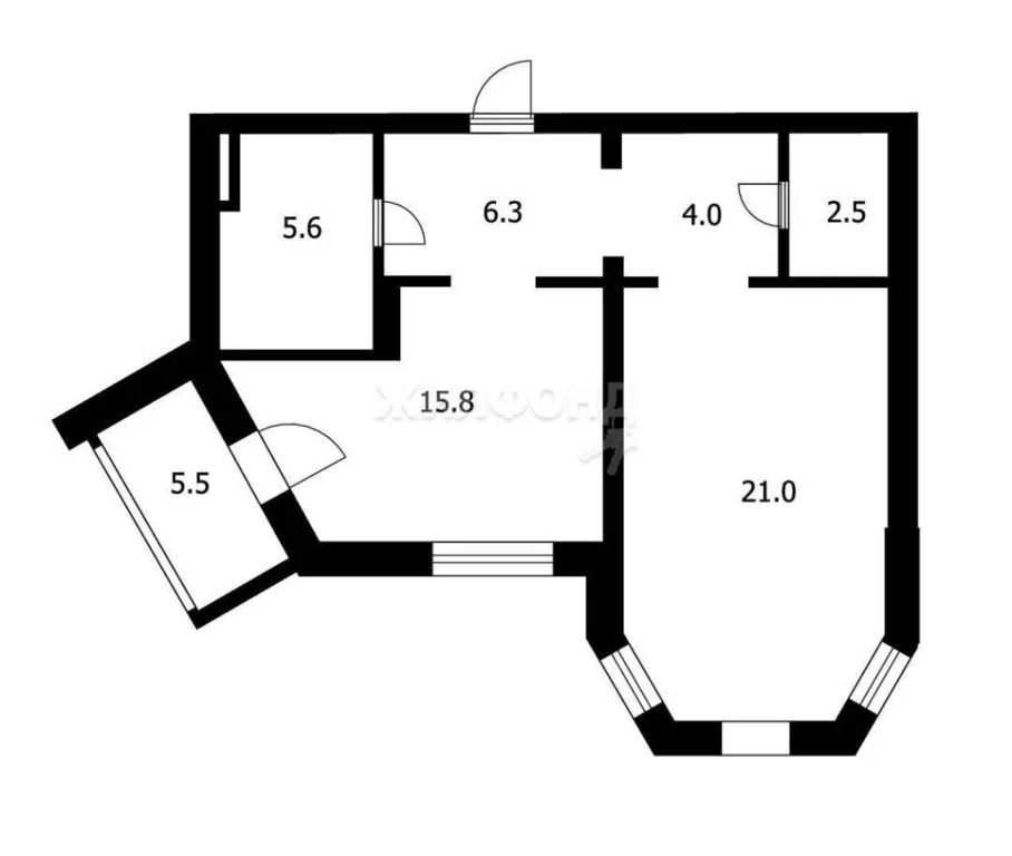 Продажа квартиры, Краснообск, Новосибирский район, 2-й микрорайон - Фото 9