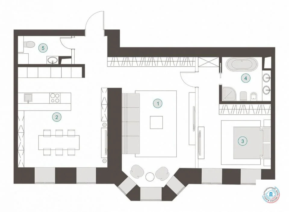 Продается квартира, 136.6 м - Фото 3