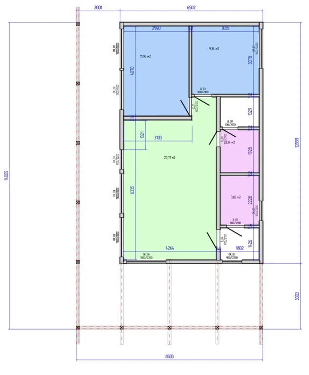 Коттедж 119 м2 на участке 10 сот. - Фото 3