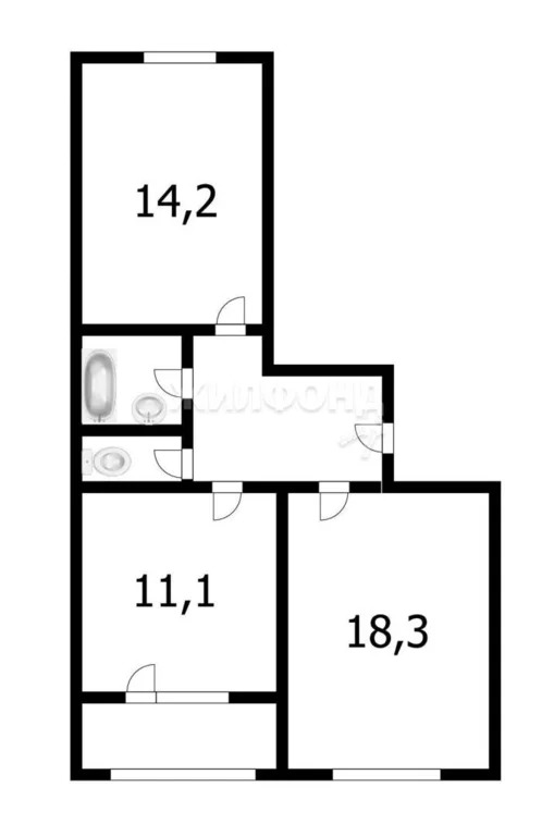 Продажа квартиры, Колывань, Колыванский район, Соловьёва - Фото 14