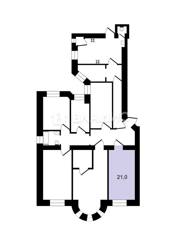 Санкт-Петербург, улица Академика Лебедева, д.12, комната на продажу - Фото 13