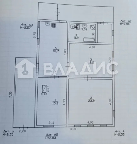 Суздальский район, село Богослово, Совхозная улица,  дом на продажу - Фото 37