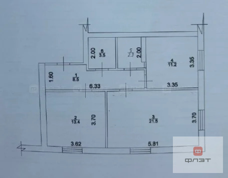 Продажа квартиры, Куюки, Пестречинский район, 6-й квартал - Фото 9