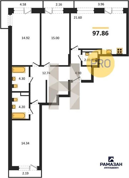 Продажа квартиры в новостройке, Казань, м. Горки, ул. Патриса Лумумбы - Фото 1