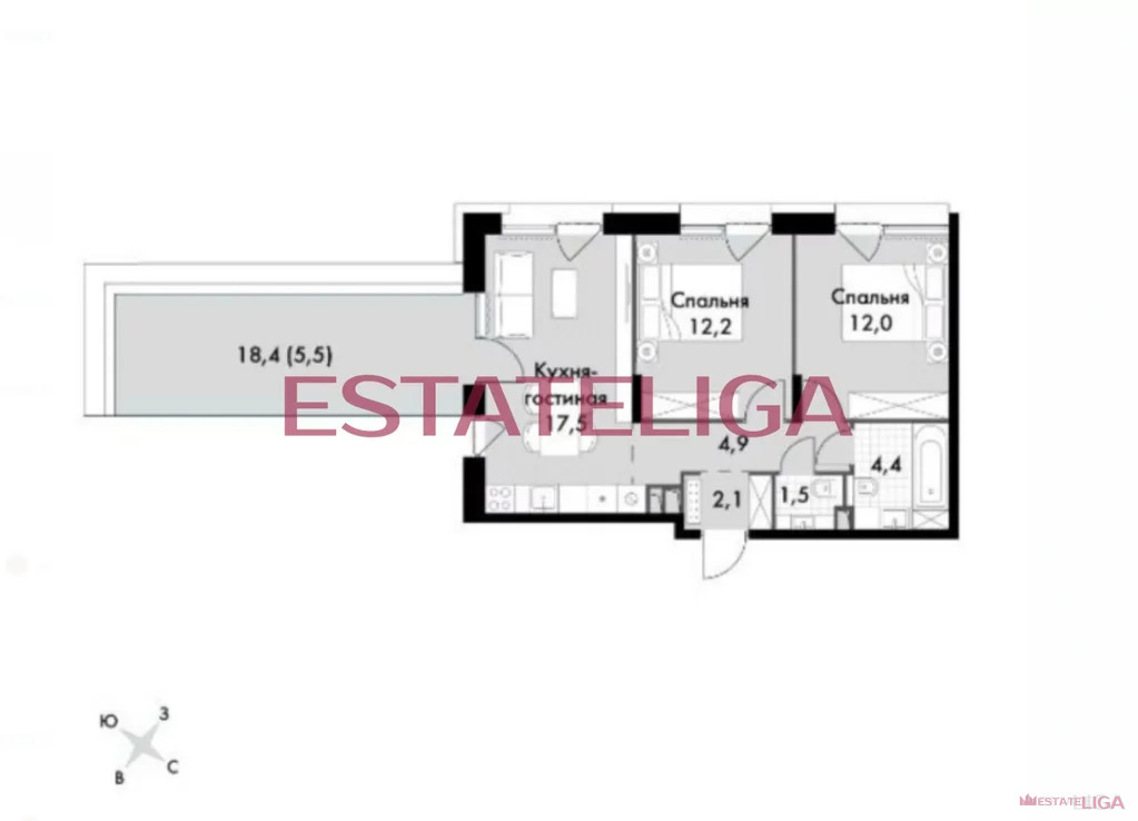 Продажа квартиры в новостройке, ул. Снежная - Фото 6