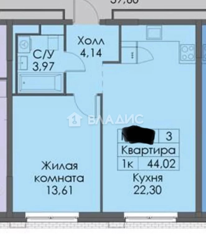 Москва, микрорайон Очаково, д.3.3, 2-комнатная квартира на продажу - Фото 4