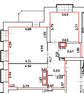 Продажа квартиры, Кудрово, Всеволожский район, Областная ул. - Фото 47