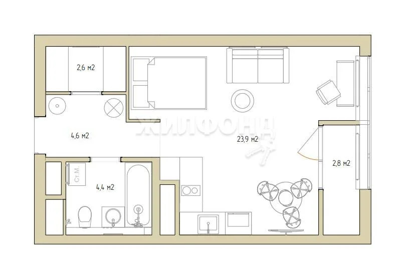 Продажа квартиры, Новосибирск, ул. Немировича-Данченко - Фото 15