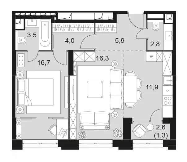 Продажа квартиры в новостройке, Шелепихинская наб. - Фото 8