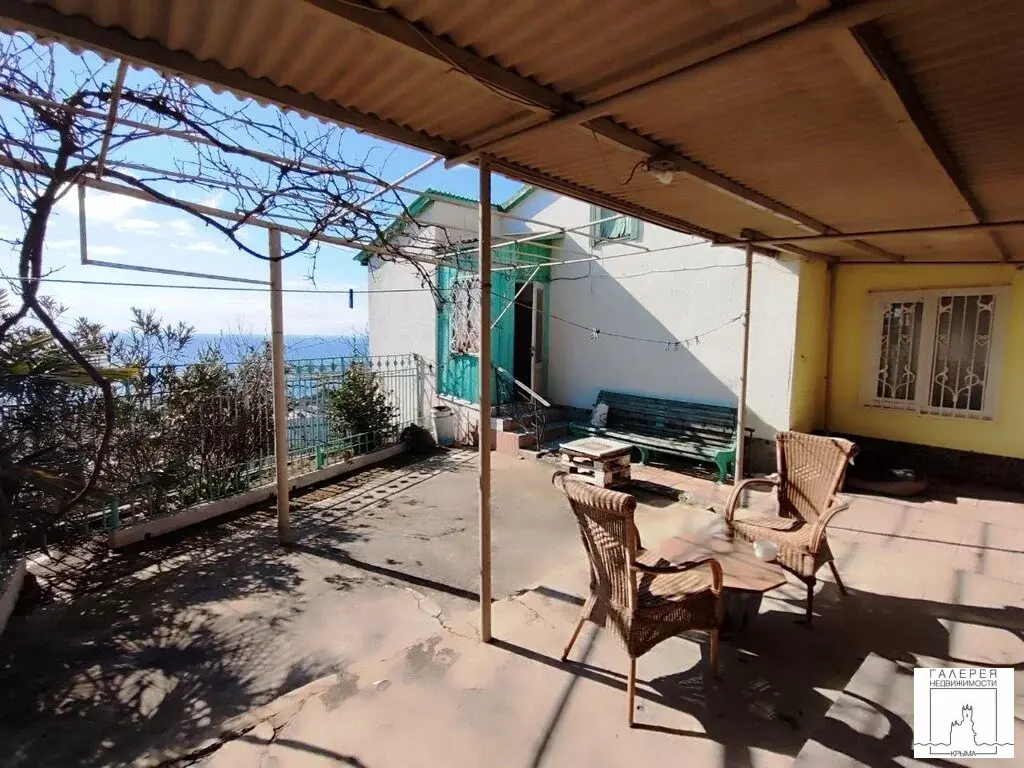 №4551 - 2ккв с панорамным видом на море и собственным двором в Кореизе - Фото 1