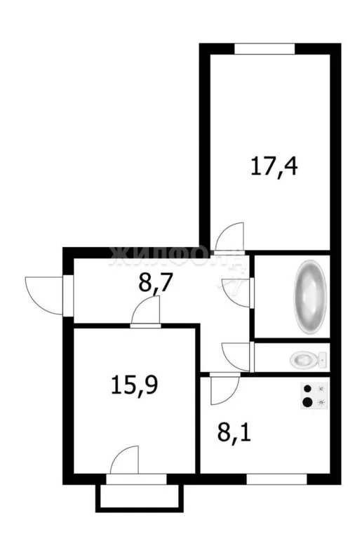 Продажа квартиры, Чистополье, Коченевский район, ул. Набережная - Фото 17