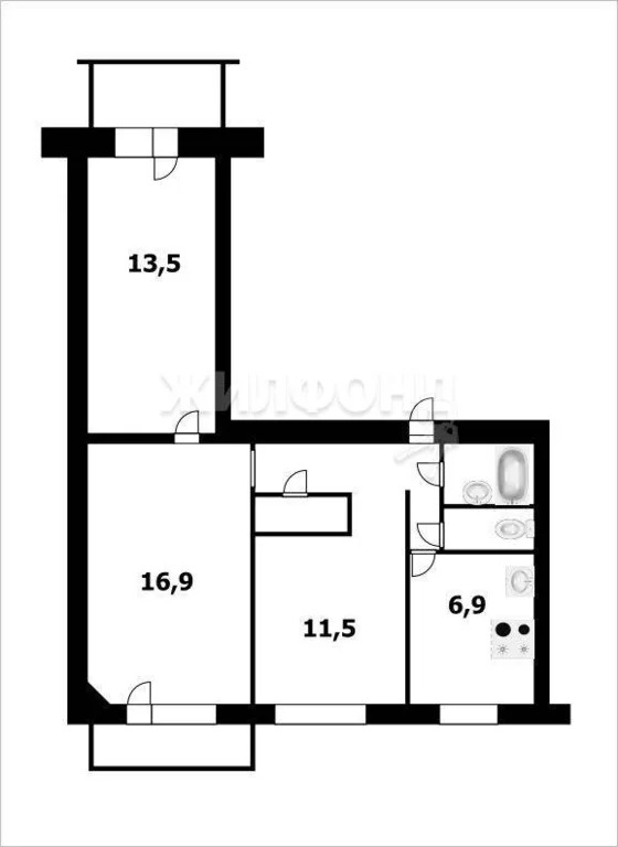 Продажа квартиры, Новосибирск, ул. Новая Заря - Фото 10