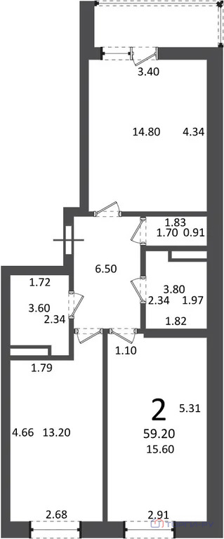 Продажа квартиры, улица Генерала Пилипенко - Фото 6