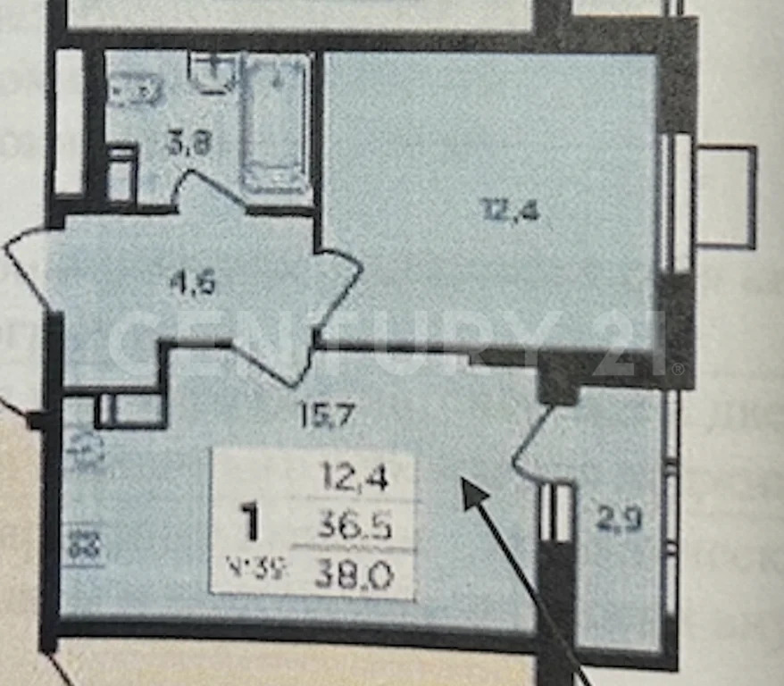 Продажа квартиры в новостройке, Кабицыно, Боровский район, ул. ... - Фото 13