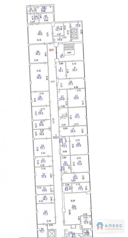 Аренда офиса 1125 м2 м. Шаболовская в бизнес-центре класса В в Донской - Фото 6