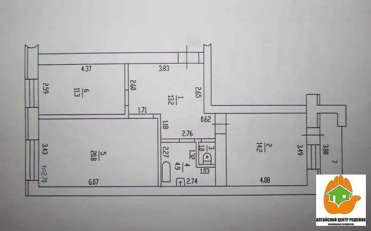 2-х комнатная квартира - Фото 14
