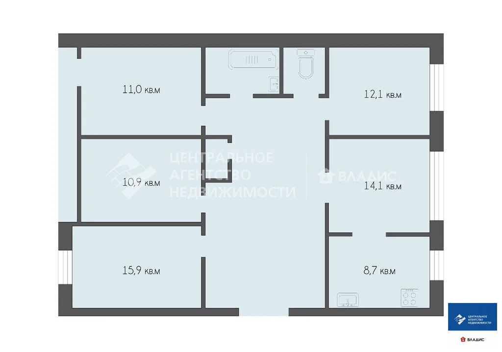 Продажа квартиры, Рязань, ул. Молодежная - Фото 22