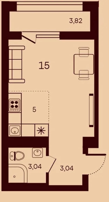 Продается квартира, 29.9 м - Фото 3