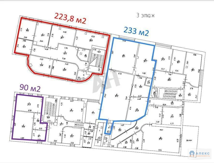 Аренда офиса 233 м2 м. Таганская в бизнес-центре класса В в Таганский - Фото 7