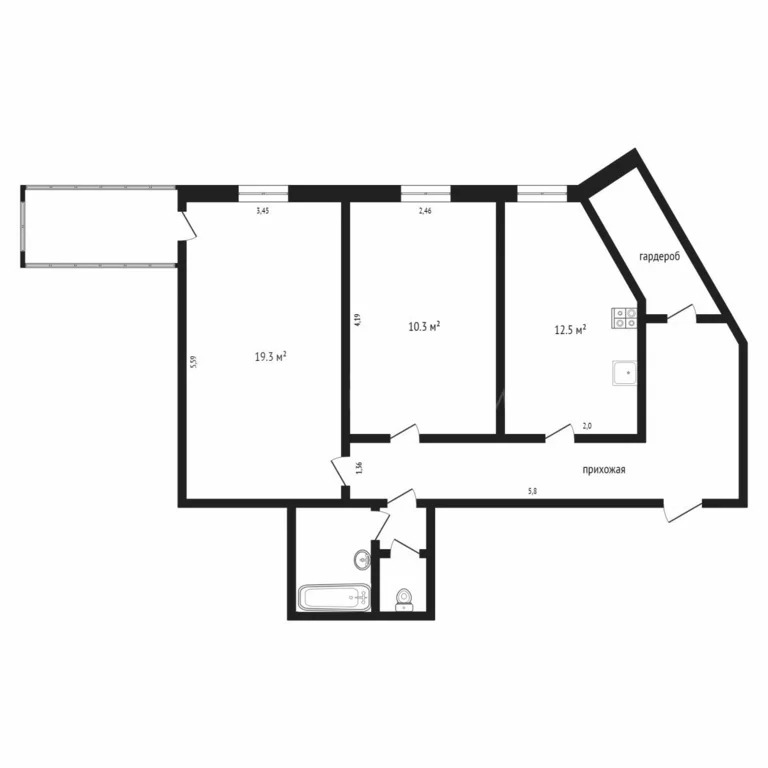 Продажа квартиры, Тюмень, Г Тюмень, ул Червишевский тракт, д 31 к 1 - Фото 1