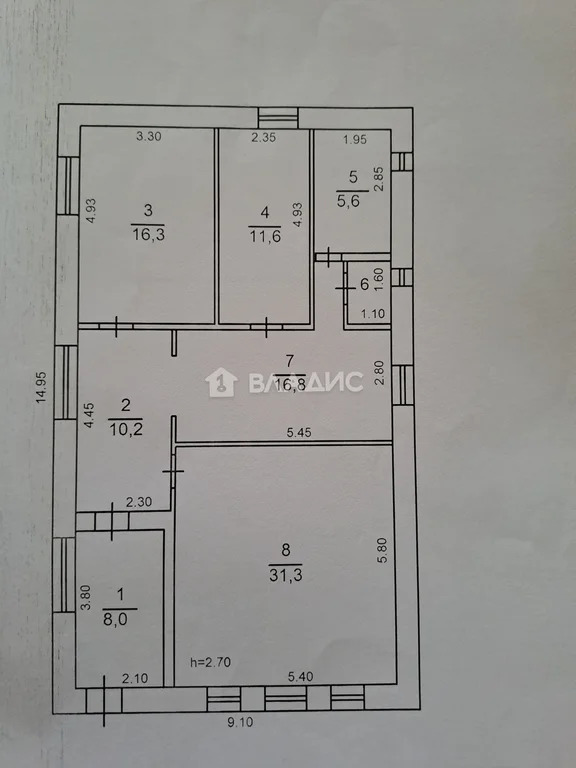 Гусь-Хрустальный район, Курлово, улица Мира,  дом на продажу - Фото 36