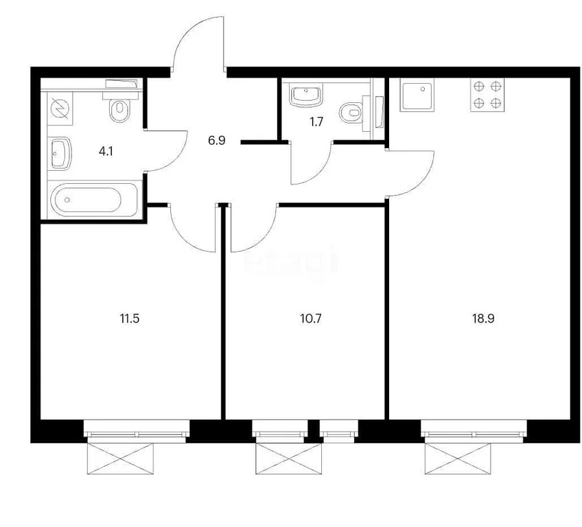 Продажа квартиры, Дрожжино, Ленинский район, ул. Южная - Фото 26