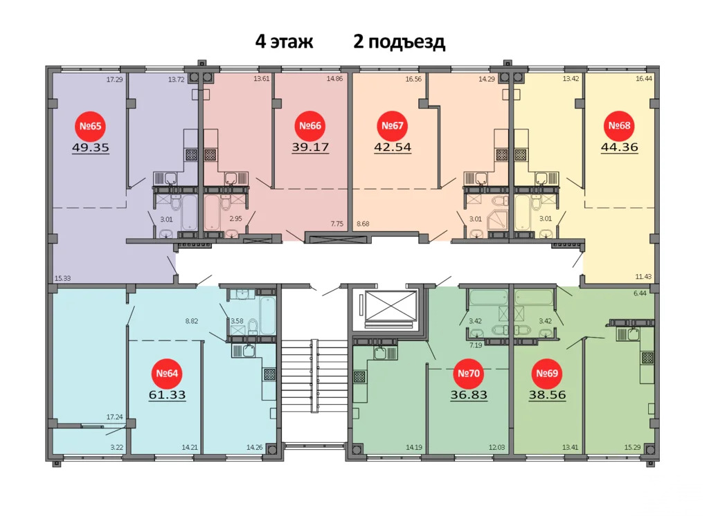 Продажа квартиры в новостройке, Белоглинка, Симферопольский район, ... - Фото 3