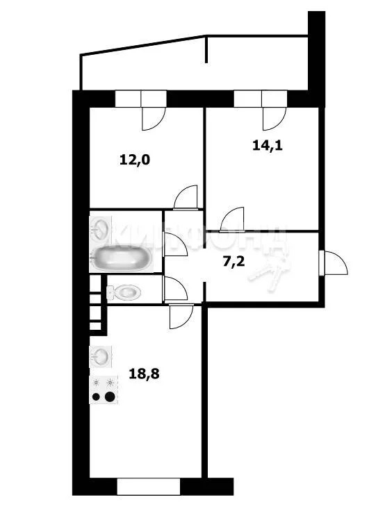 Продажа квартиры, Новосибирск, Красный пр-кт. - Фото 10